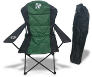 BELLIS OPVOUWBARE LICHTGEWICHT CAMPINGSTOEL DELUXE  Groen/Zwart TOT 120KG&nbsp;BELASTBAAR