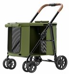 TM Hondenbuggy Free life olijfgroen -Max. 25 Kilo