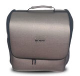 Kotai Grooming Bag Grey Silver 34x26x33H met handvat en schouderriem