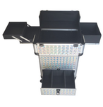 Trimkoffer Trolley XL Met 4 wielen 36x25x65H cm Silver