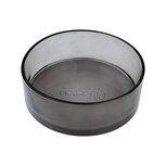 DISTRICT 70 -DAWN - Glazen voerbak voor honden Zwart medium dia. 17 cm