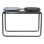 DISTRICT 70 -BUTLER Voerbakstandaard voor honden - Zwart - large - 50,5 x 23 x 36,5 cm