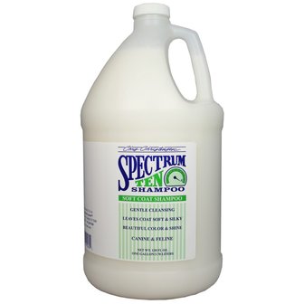 Chris Christensen Spectrum Ten Soft &amp; Smooth Coat shampoo 3.8L