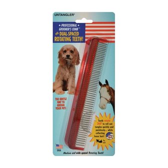Professional dual-spaced pet comb groomer preferred
