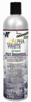 Double K Alpha White shampoo 1:32 473 ml