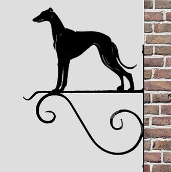 Italian Greyhound planten muurbeugel