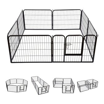 Puppyren Zwart  640 omtrek |80 cm hoogte