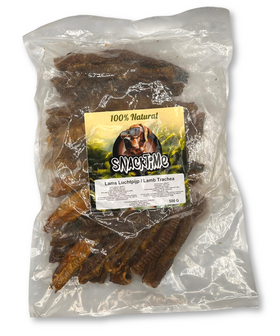 SnackTime Lams Luchtpijp / Lamb Trachea 500 gram 100% Natural