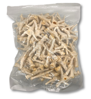 SnackTime Kippenpoot Wit gepoft / Chicken Feet White&nbsp;1kg