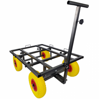 TRANSPORT TROLLEY ULTRA - 90 X 63 X 31 CM MET GELE WIELEN