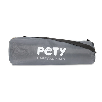 PETY tent Large bench voor honden, &oslash; 150 &times; 100 cm met opblaasbaar matras en zonnedak 