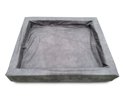 Honden Lounge mand blok bed cowboy antraciet 120 x 100 x 15 cm