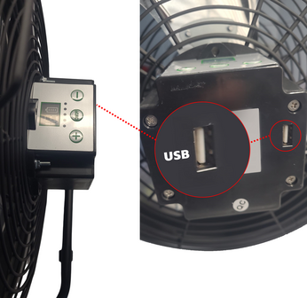 BELLIS Oplaadbare Ventilator 12 speed