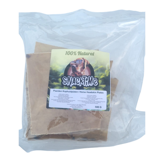 SnackTime Paarden kophuidplaten 500 gram