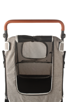 TM Hondenbuggy Big Smart - Grijs - 4 Wielen - 40 Kilo Draagvermogen