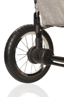 TM Hondenbuggy Big Smart - Grijs - 4 Wielen - 40 Kilo Draagvermogen