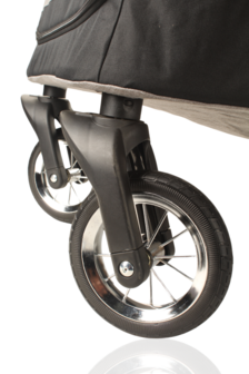 TM Hondenbuggy Big Smart - Grijs - 4 Wielen - 40 Kilo Draagvermogen