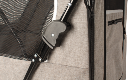 TM Hondenbuggy Big Smart - Grijs - 4 Wielen - 40 Kilo Draagvermogen