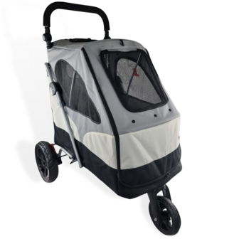 TM Hondenbuggy Deluxe - 3 Wielen - Grijs