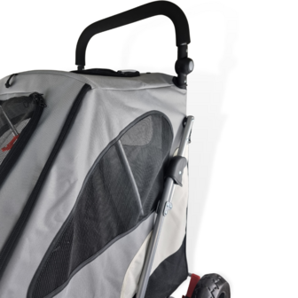 TM Hondenbuggy Deluxe - 3 Wielen - Grijs