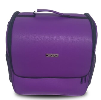 Kotai Grooming Bag Purple 34x26x33H met handvat en schouderriem