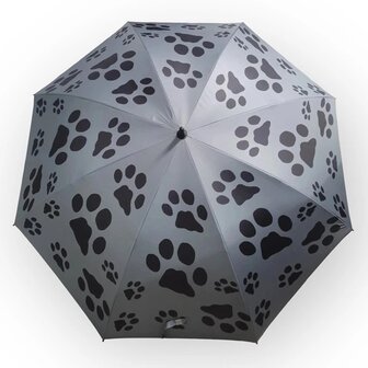 Parasol diameter 140cm Grey/Black Paws 