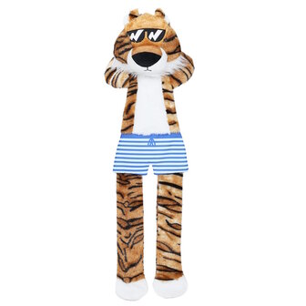 Jumbo Skinneez Tiger Squeek and Crinkle 70cm