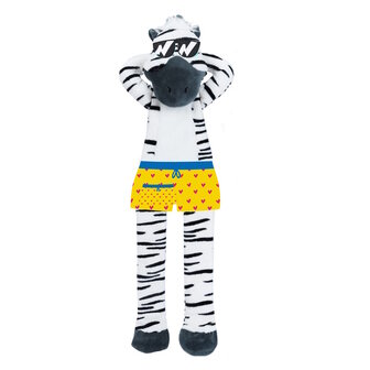 Jumbo Skinneez Zebra Squeek and Crinkle 70cm