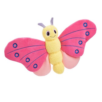 Crinkle Butterfly Pink 39x24cm with squeek