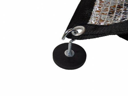 Schaduwnet haken neodymium magneetset van 4 stuks