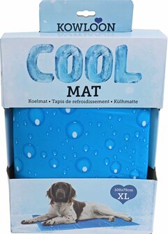 Kowloon Cool mat blauw bubble XL, 100&times;75 cm.