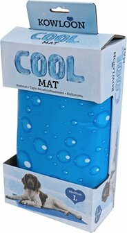 Kowloon Cool mat blauw bubble L, 90&times;50 cm.