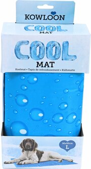 Kowloon Cool mat blauw bubble L, 90&times;50 cm.