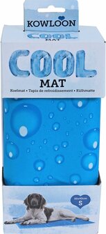 Kowloon Cool mat blauw bubble S, 50&times;40 cm.
