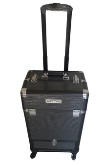 Trimkoffer Trolley XL Met 4 wielen 36x25x65H cm Black