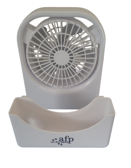 AFP Bench/Crate Ventilator/Fan USB Oplaadbaar 2 speed