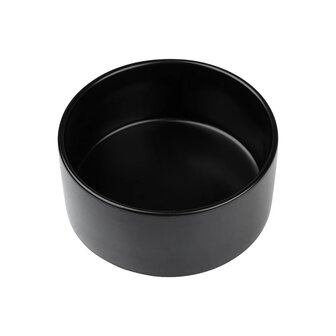 DISTRICT 70 -DUSK - Keramische hondenvoerbak Zwart small dia. 14 cm