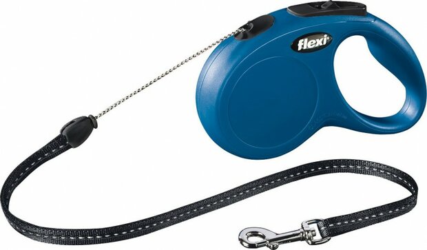 flexi rollijn CLASSIC cord S, blauw. (5 meter)