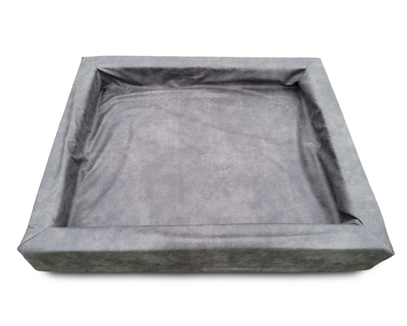 Honden Lounge mand blok bed cowboy antraciet 100 x 85 x 15 cm