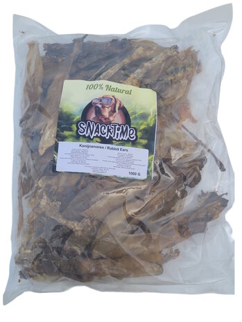 SnackTime Konijnenoren 1000 gram