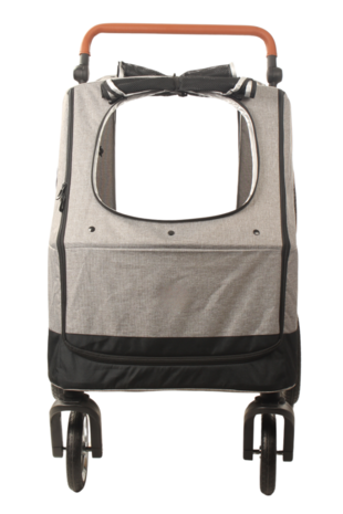 TM Hondenbuggy Big Smart - Grijs - 4 Wielen - 40 Kilo Draagvermogen