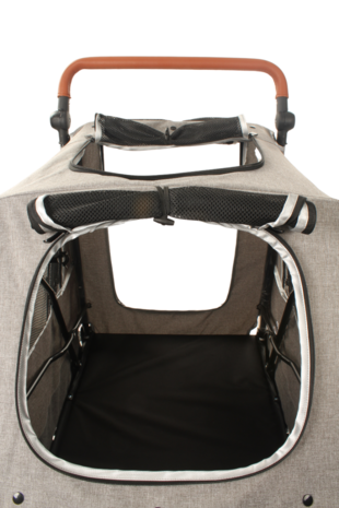 TM Hondenbuggy Big Smart - Grijs - 4 Wielen - 40 Kilo Draagvermogen