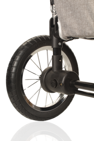 TM Hondenbuggy Big Smart - Grijs - 4 Wielen - 40 Kilo Draagvermogen