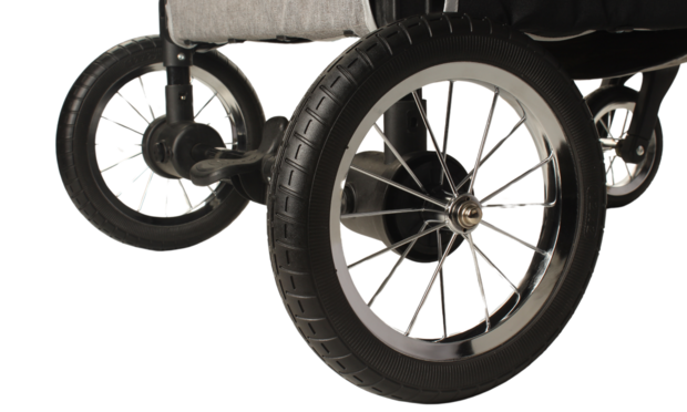 TM Hondenbuggy Big Smart - Grijs - 4 Wielen - 40 Kilo Draagvermogen