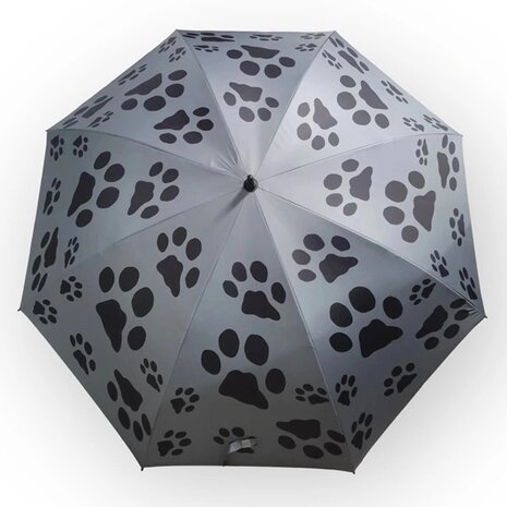 Parasol diameter 140cm Grey/Black Paws 