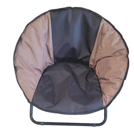 Bellis Dog Chair Duo kleuren creme zwart opvouwbaar met handgreep dia. 65 cm 