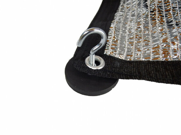 Schaduwnet haken neodymium magneetset van 4 stuks