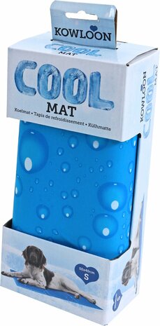 Kowloon Cool mat blauw bubble S, 50×40 cm.