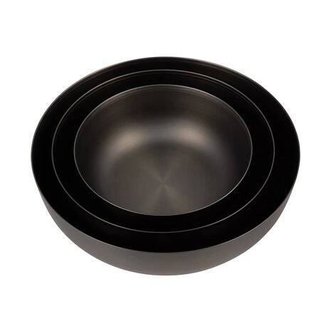 DISTRICT 70 -ROYAL Roestvrijstalen Hondenvoerbak Antraciet large - 1800 ml