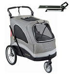 Petstro Hondenbuggy Skyline met trimtafel - grijs/zwart - Large Petstro Hondenbuggy Skyline met trimtafel - grijs/zwart - Large